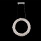 IQ2852 CLEAR GEODE QUARTZ CRYSTAL PENDANT