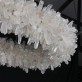 IQ2853 OVAL CLEAR GEODE QUARTZ CRYSTAL CHANDELIER