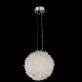 IQ2855 CLEAR GEODE QUARTZ CRYSTAL CHANDELIER BALL
