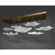 IQ2873 7 GLASS CLOUD CHANDELIER