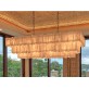 IQ2874 3 TIER RECTANGULAR SELENITE CHANDELIER