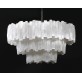 IQ2875 3 TIER ROUND SELENITE CHANDELIER