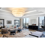 IQ2875 3 TIER ROUND SELENITE CHANDELIER