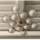 IQ2931 HEXAGONAL WHITE GLASS