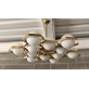 IQ2931 HEXAGONAL WHITE GLASS