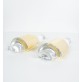 IQ2934 LUCITE GOLD WALL LIGHTS