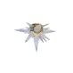 IQ2946 ROCK CRYSTAL FLUSH MOUNT