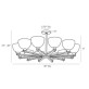 JR1997 Silas Chandelier