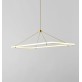 AL0157R HALO RECTANGLE PENDANT