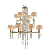 AMAJC-8884 CASCADING CRYSTAL WATERFALL TWELVE-LIGHT