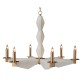 AMAJC-8955 SCULPTURAL ALABASTER AND BRASS