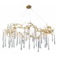 AMAJC-8980 BRASS AND GLASS TEARDROP