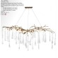 AMAJC-8982 BRASS AND GLASS TEARDROP