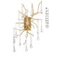 AMAJC-8983 BRASS AND GLASS TEARDROP 