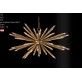 AMAJC-9015 AN ANTIQUE BRASS STARBURST PENDANT