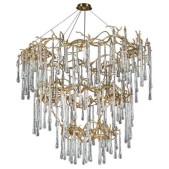 AMAJC-9057 BRANCHED CRYSTAL TWENTY-LIGHT CHANDELIER