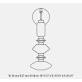 IQ21024 BALLET WALL SCONCE 