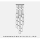 IQ21026 BALLET CHANDELIER BRONZED CHROMED