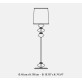 IQ21028 LESCOT FLOOR LAMP BRONZED CHROMED