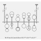 IQ21031 FLUXUS CHANDELIER 
