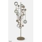 IQ21033 FLUXUS FLOOR LAMP BRONZED CHROMED