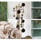 IQ21033 FLUXUS FLOOR LAMP BRONZED CHROMED