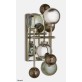 IQ21034 FLUXUS WALL SCONCE BRONZED CHROMED
