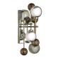 IQ21034 FLUXUS WALL SCONCE BRONZED CHROMED