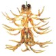 IQ2266 BLOWN GLASS ANTLER CHANDELIER