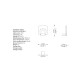 IQ2302 GOLDEN CLOUD PAOLO CASTELLI WALL LAMP