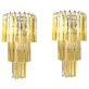 IQ2318 VENINI ATTRIBUTED MID-CENTURY WALL SCONCES