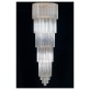 IQ2321 TRANSPARENT ITALIAN MURANO GLASS CHANDELIER