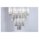 IQ2321 TRANSPARENT ITALIAN MURANO GLASS CHANDELIER
