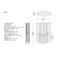 IQ2326 ALLURE PAOLO CASTELLI PENDANT LAMP