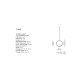IQ2330 JOY PAOLO CASTELLI PENDANT LAMP