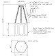 IQ2377 TAYLOR SEMI FLUSH MOUNT
