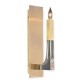 IQ2384 ACRYLIC AND BRASS SINGLE-LIGHT WALL SCONCE