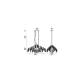 IQ2470 CAMPOBASSO 10-LIGHT OVAL CHANDELIER