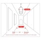 IQ2487 TUBA ROSE CHANDELIER