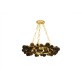 IQ2496 Bubble Ring Rock Crystal Chandelier