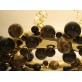 IQ2496 Bubble Ring Rock Crystal Chandelier