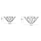 IQ2767 CRYSTAL CEILING LAMP