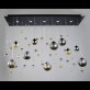 IQ2827 MIDNIGHT CRYSTAL CHANDELIER