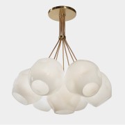 IQ2831 DIMPLE CLUSTER CHANDELIER