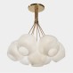 IQ2831 DIMPLE CLUSTER CHANDELIER