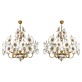 IQ2845 GILT BRASS CHANDELIER