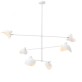 IQ3152 VINCE WHITE CHANDELIER