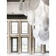 IQ8144 CASCADING GLASS CHANDELIER
