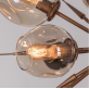 IQ8182 BOOM BURST AMBER CHANDELIER