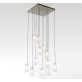 IQ8321 TEXTURED GLASS SQUARE MULTI-LIGHT